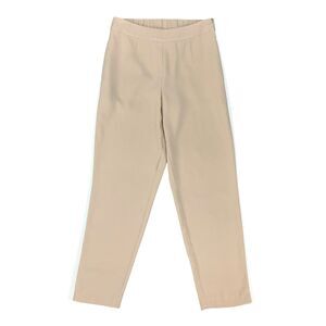 Soft Surroundings Saturday Cafe Pants Women S Small Stone Tuxedo Stripe Side Zip